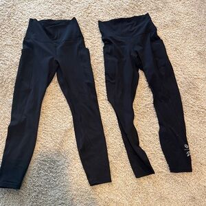 lululemon x peloton Black Leggings set of 2